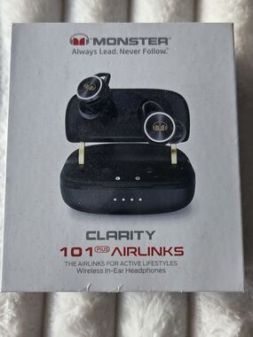 Monster Clarity 101 AirLinks Wireless In-Ear Headphones - Black